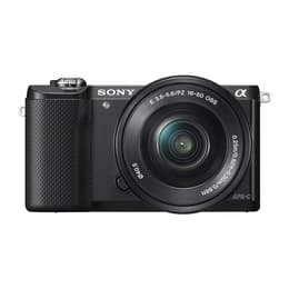 Kompakt Alpha Ilce 5000 - Čierna + Sony Sony 16-50mm f/3.5-5.6 + Sony 55-210mm f/4.5-6.3 OSS f/3.5-5.6 + f/4.5-6.3