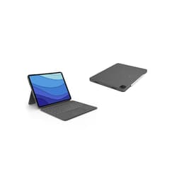AZERTY Klávesnica Logitech Francúzska Bezdrôtové Podsvietená klávesnica combo touch - iPad Pro 5 12.9"