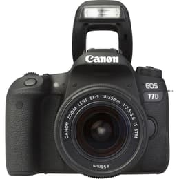 Zrkadlovka - Canon EOS 77D Čierna + objektívu Canon EF 18-55mm f/3.5-5.6 IS II