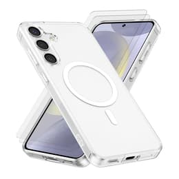 Obal Galaxy S25 Plus a 2 ochranna obrazovky - TPU - Priehľadná