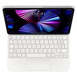 iPad Magic Keyboard 10.9"/11" (2020) - Biela - AZERTY - Francúzska