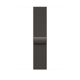 Apple Watch (2025) GPS + mobilná sieť 46 mm - Titánová Slate - Milanese loop Čierna