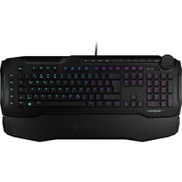 QWERTZ Klávesnica Roccat Nemecká Podsvietená klávesnica Horde Aimo
