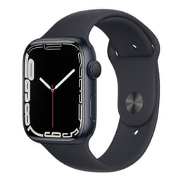 Apple Watch (Series 7) 2021 GPS 45mm - Hliníková Midnight - Sport band Čierna