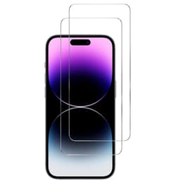 Ochranný displej iPhone 15 Pro Max Tvrdené sklo - Tvrdené sklo - Priehľadná