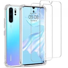 Obal Huawei P30 Pro/P30 Pro New Edition a 2 ochranna obrazovky - TPU - Priehľadná