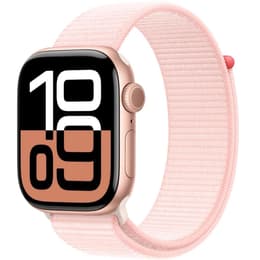 Apple Watch Series 10 (2024) GPS 46 mm - Hliníková Rose Gold - Sport loop Ružová