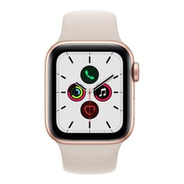 Apple Watch Series SE 1 (2020) GPS + mobilná sieť 40 mm - Hliníková Zlatá - Sport band Starlight