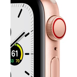 Apple Watch Series SE 1 (2020) GPS + mobilná sieť 40 mm - Hliníková Zlatá - Sport band Starlight
