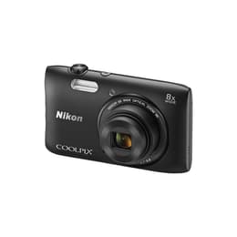 Nikon Coolpix S3600 Kompakt 20 - Čierna