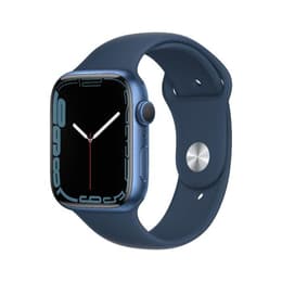 Apple Watch (Series 7) 2022 GPS 41mm - Hliníková - Sport band Modrá