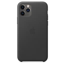 Apple Kožený obal iPhone 11 Pro - Koža Čierna