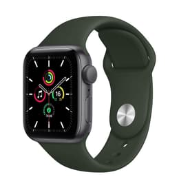 Apple Watch Series 5 (2019) GPS 44 mm - Hliníková Vesmírna šedá - Sport band Zelená