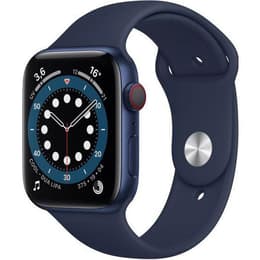 Apple Watch (Series 6) 2020 GPS + mobilná sieť 44mm - Hliníková Modrá - Sport band Modrá