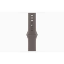 Apple Watch Series 9 (2023) GPS + mobilná sieť 41 mm - Nerezová Zlatá - Sport band Čierna