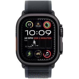Apple Watch Ultra 2 (2024) GPS + mobilná sieť 49 mm - Titánová Čierna - Slučka na trase Čierna