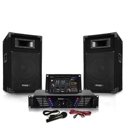 PA Reproduktor Ibiza Sound DJ300-BT + HP 500W Mixer