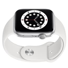 Apple Watch (Series 6) 2020 GPS 40mm - Hliníková Strieborná - Sport Loop Biela