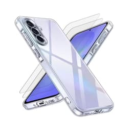Obal Galaxy A36 a 2 ochranna obrazovky - TPU - Priehľadná