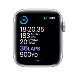 Apple Watch (Series 6) 2020 GPS 40mm - Hliníková Strieborná - Sport band Čierna
