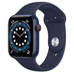 Apple Watch (Series 6) 2020 GPS + mobilná sieť 44mm - Hliníková Modrá - Sport Loop Modrá