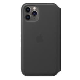 Apple Obal case iPhone 11 Pro - Koža Čierna