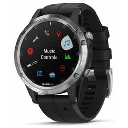 Smart hodinky Garmin Fenix 5S Plus á á - Strieborná/Čierna