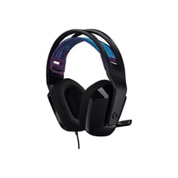 Slúchadlá Logitech G335 Potláčanie hluku gaming drôtové Mikrofón - Čierna