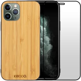 Obal iPhone 11 Pro a ochranný displej - Drevo - Žltá