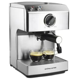 Espresso stroj Andrew James AJ000683 L - Strieborná