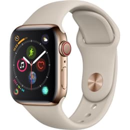 Apple Watch (Series 4) 2018 GPS 40mm - Nerezová Zlatá - Sport Loop