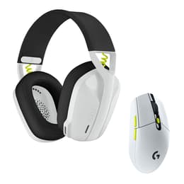 Slúchadlá Logitech G305 Potláčanie hluku gaming wireless Mikrofón - Biela