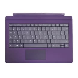 AZERTY Klávesnica Microsoft Bezdrôtové Podsvietená klávesnica Type Cover Surface Pro 3