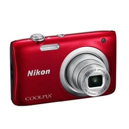 Nikon Coolpix A100 Kompakt 20.1 - Červená