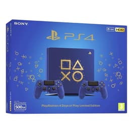 PlayStation 4 Slim 500GB - Modrá - Limitovaná edícia Days of Play Blue