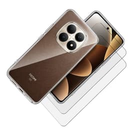 Obal Redmi Note 15 Pro Plus a 2 ochranna obrazovky - TPU - Priehľadná
