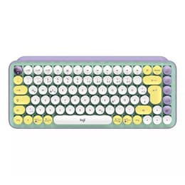 QWERTZ Klávesnica Logitech Nemecká Bezdrôtové Pop Keys