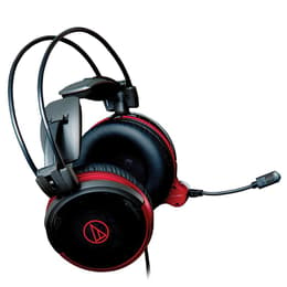 Slúchadlá Audio-Technica ATH-AG1X gaming drôtové Mikrofón - Čierna/Červená