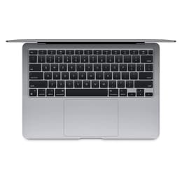 MacBook Air So stopami nálepiek 13" (2020) - Apple M1 8‑core CPU a GPU 7-Core - 8GB RAM - SSD 128GB - Štandardná obrazovka - QWERTY - Španielská