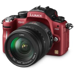 Lumix DMC-GH1 - Červená + Panasonic Lumix G Vario 14-42mm f/3.5-5.6 f/3.5-5.6