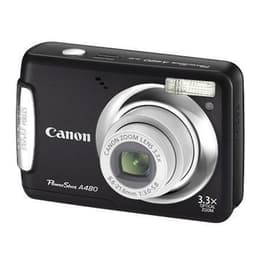 Canon PowerShot A480 Kompakt 10 - Čierna