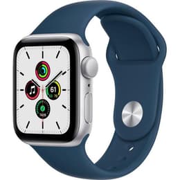 Apple Watch (Series SE) 2020 GPS 40mm - Hliníková Strieborná - Sport band Modrá