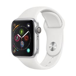 Apple Watch (Series 4) 2018 GPS 40mm - Hliníková Strieborná - Sport Loop Biela