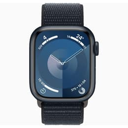 Apple Watch Series 9 (2023) GPS + mobilná sieť 41 mm - Hliníková Midnight - Sport loop Modrá