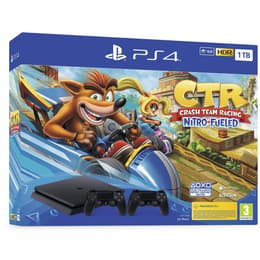 PlayStation 4 Slim 1000GB - Čierna + Crash Team Racing Nitro-Fueled