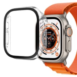 Obal Apple Watch Ultra - 49 mm - Plast - Priehľadná