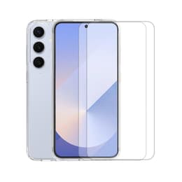 Obal Galaxy S25+ a 2 ochranna obrazovky - TPU - Priehľadná