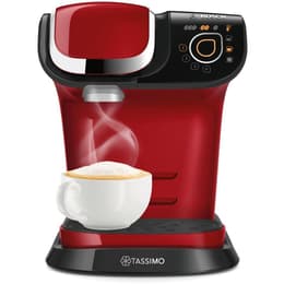Kapsulový espressovač Kompatibilné s Tassimo Bosch My Way TAS6004 L - Červená