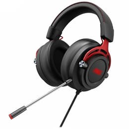 Slúchadlá Aoc GH300 gaming drôtové Mikrofón - Čierna/Červená