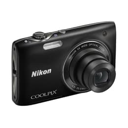 Nikon Coolpix S3100 Kompakt 14 - Čierna